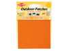 Kleiber 43214 Outdoor-Patches selbstklebend wasserdicht neonorange - 6,5 x 12cm - 2 Stück