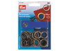 Prym 541364 Ösen mit Scheiben ø 14mm rostfrei altmessing - 10 Stück