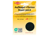 Kleiber 32011 Aufbügel-Flicken ZEPHIR Großpackung - extra soft - schwarz - 40cm x 12cm