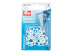 Prym 347153 Annäh-Druckknöpfe Kunststoff Ø 21mm transparent - 3 Stück