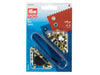 Prym 542401 Ösen Messing Korrosionsbeständig ø 4mm goldfarbig - 50 Stück