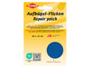 Kleiber 32008 Aufbügel-Flicken ZEPHIR Großpackung - extra soft - mittelblau - 40cm x 12cm