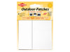 Kleiber 43202 Outdoor-Patches selbstklebend wasserdicht weiß - 6,5 x 12cm - 2 Stück