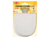 Kleiber 89702 Velours-Leder Imitat Flecken beidseitig verwendbar zum Annähen vorgelocht beige - ca. 15cm x 10cm - 2 Stück