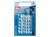 Prym 347155 Annäh-Druckknöpfe Kunststoff Ø 7mm transparent - 24 Stück