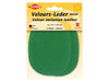 Kleiber 89628 Velours-Leder Imitat Flecken Klein zum Annähen vorgelocht granny - ca. 13cm x 10cm - 2 Stück