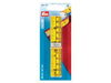 Prym 282125 Maßband Color Analog cm/inch gelb-weiß 150cm