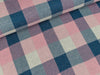 Hamburger Liebe 3-Farb-Relief Hipster Square Checker One rosa