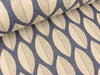 Hamburger Liebe Jacquard GLAM Leaves jeansblau melange-silber