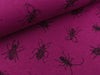 Happy Fleece Bugs fuchsia-schwarz