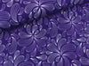 Modalsweat Winter Blossom Blumenwirbel ultra violett by Lycklig Design