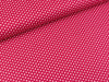 Baumwollstoff Mini Stars weiß auf Fuchsia