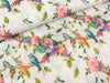 Webware Burnout Crushed Print Flower bunt auf Weiß