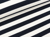 French Terry Maxi Stripes navy-weiß