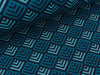 Hamburger Liebe Jacquard Sparkle Tiles blue navy-petrol-türkis-silber