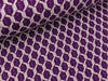 Reststück 45cm - Hamburger Liebe 3D-Relief Jacquard Life Loves You Honeycomb viola-meringa