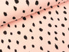 Soft Sweat Painted Dots schwarz auf Rose