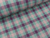 Jacquard Jersey Plaid oldmint-beere-altrosa by Käselotti