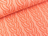 Reststück 80cm - Hamburger Liebe Jacquard Sweet Home Plait Doubleface luce rosso-nude