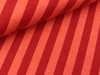 Reststück 42cm - Hamburger Liebe Leichter Baumwollsweat Ahoy Nautic Stripes luce rosso-flamme