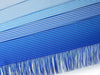 Reststück 15cm - Hamburger Liebe Fringe Me Dip Dye Blue mit Fransenborte