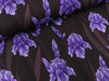 Reststück 47cm - Hamburger Liebe Leichter Baumwollsweat Glory Glorious Iris mokka-bunt