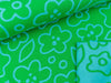 Reststück 22cm - Hamburger Liebe Jacquard Easygoing June Doubleface verde erba-türkis