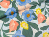 Baumwoll Webware Voile London Floral wasserblau-bunt by Nerida Hansen