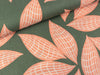 Reststück 18cm - Viskose Leinen Webware Washed Pod dark green by Nerida Hansen