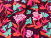 Viskose Ecovero Webware Amira Floral plum-bunt by Nerida Hansen