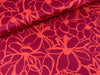 Baumwollsatin Webware Magnolia dunkelrot-orange by Nerida Hansen