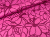 Baumwollsatin Webware Magnolia pink-brombeere by Nerida Hansen