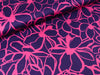 Baumwollsatin Webware Magnolia dark purple-pink by Nerida Hansen