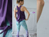 Hamburger Liebe Performance Active Wear Jersey Aqua Circles violett-flieder-verdino-caraibi-weiß im Farbverlauf