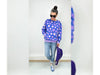 Hamburger Liebe Leichter Baumwollsweat Easygoing Tulips bluette-meringa-glicine