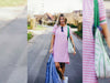 Polo Me Piqué Stripes weiß-rosa scuro by Hamburger Liebe