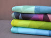 Reststück 15cm - Baumwolljersey Gradient dunkelblau-petrol-mint by Bienvenido Colorido