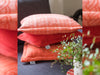 Reststück 80cm - Hamburger Liebe Jacquard Sweet Home Plait Doubleface luce rosso-nude